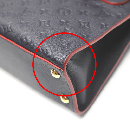 LOUIS VUITTON Handbag M42817 Monogram Ann Platt Marine Rouge Handbag Monogram Ann Platt Ponneuf MM Women Used Authentic
