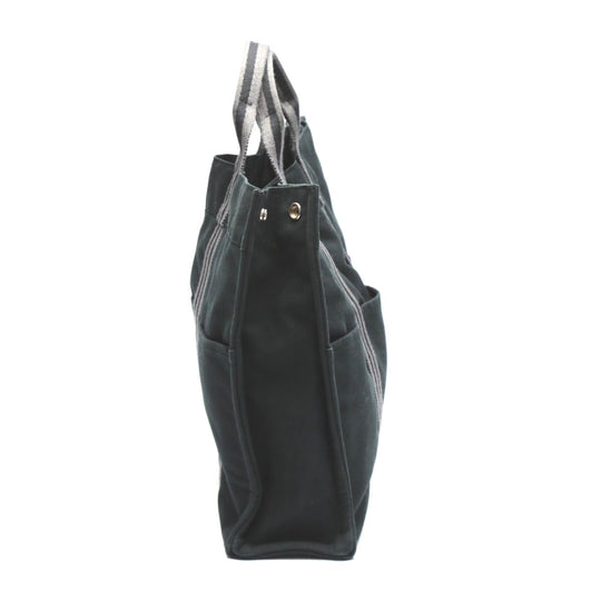 HERMES Tote Bag cotton black Tote Bag Fool ToeMM Her Line Women(Unisex) Used Authentic