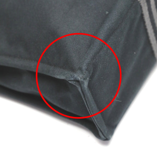 HERMES Tote Bag cotton black Tote Bag Fool ToeMM Her Line Women(Unisex) Used Authentic