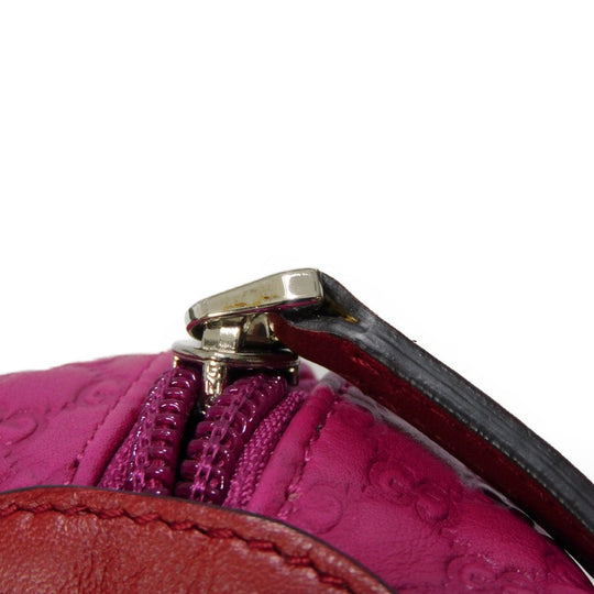 GUCCI Handbag 340620 Gucci Shima Leather (GG stamped) purple Micro GG Shima Gucci Shima Children Frog