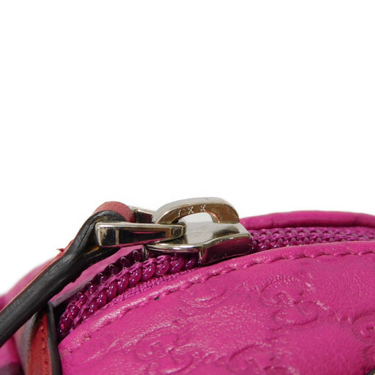 GUCCI Handbag 340620 Gucci Shima Leather (GG stamped) purple Micro GG Shima Gucci Shima Children Frog