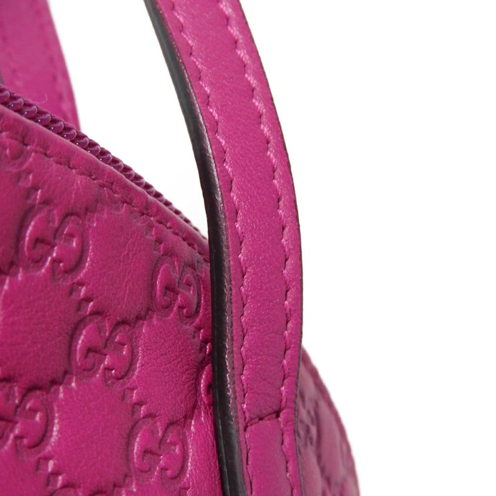 GUCCI Handbag 340620 Gucci Shima Leather (GG stamped) purple Micro GG Shima Gucci Shima Children Frog