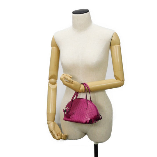 GUCCI Handbag 340620 Gucci Shima Leather (GG stamped) purple Micro GG Shima Gucci Shima Children Frog