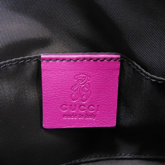 GUCCI Handbag 340620 Gucci Shima Leather (GG stamped) purple Micro GG Shima Gucci Shima Children Frog