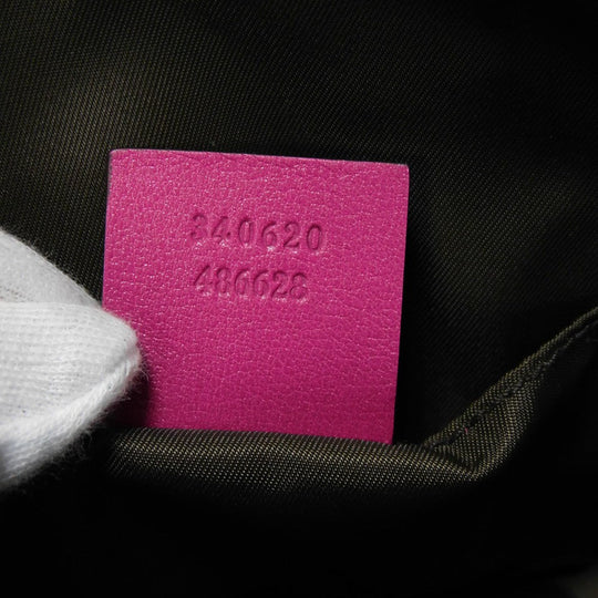 GUCCI Handbag 340620 Gucci Shima Leather (GG stamped) purple Micro GG Shima Gucci Shima Children Frog