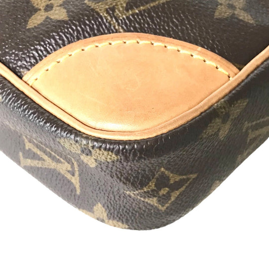 LOUIS VUITTON Shoulder Bag M45266 Monogram canvas Brown Sling bag Danube