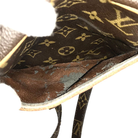 LOUIS VUITTON Shoulder Bag M45266 Monogram canvas Brown Sling bag Danube