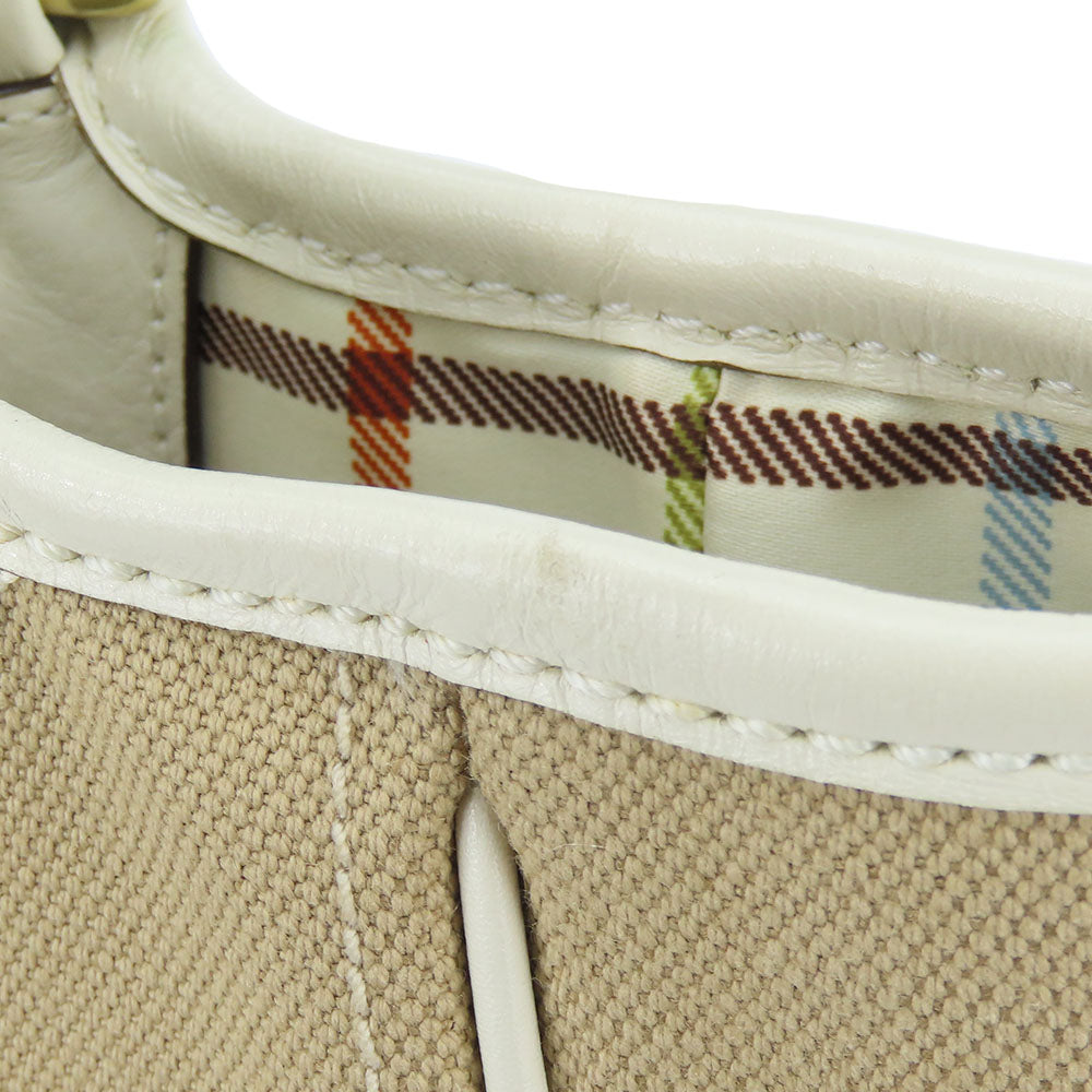 COACH Tote Bag F11791 Canvas, Leather beige Women Used Authentic