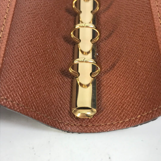 LOUIS VUITTON Notebook cover R20005 Monogram canvas Brown Monogram Agenda PM Women Used Authentic