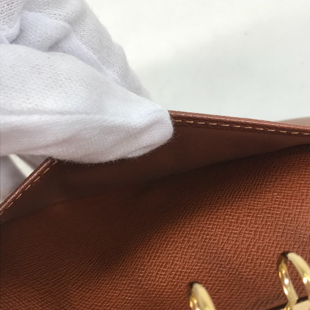 LOUIS VUITTON Notebook cover R20005 Monogram canvas Brown Monogram Agenda PM Women Used Authentic