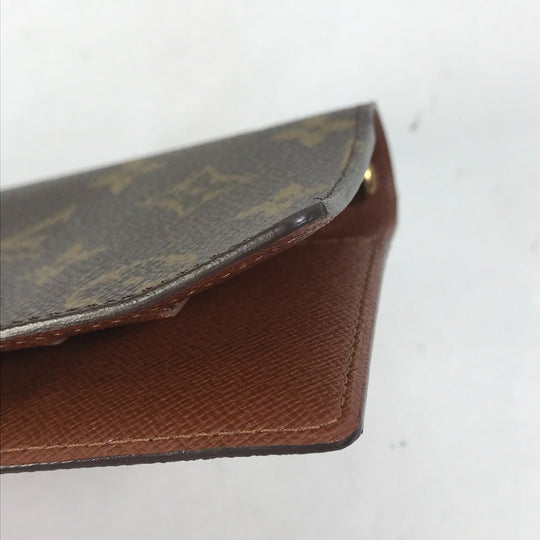 LOUIS VUITTON Notebook cover R20005 Monogram canvas Brown Monogram Agenda PM Women Used Authentic