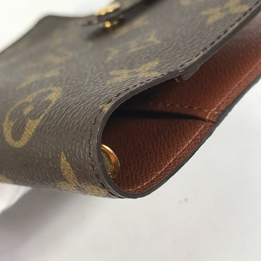 LOUIS VUITTON Notebook cover R20005 Monogram canvas Brown Monogram Agenda PM Women Used Authentic