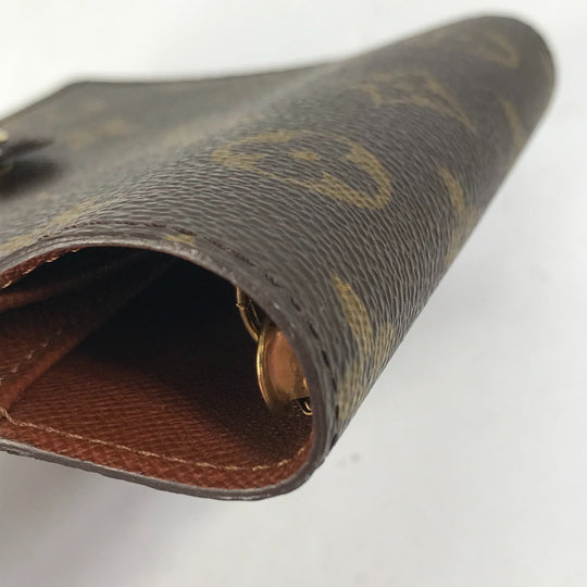 LOUIS VUITTON Notebook cover R20005 Monogram canvas Brown Monogram Agenda PM Women Used Authentic