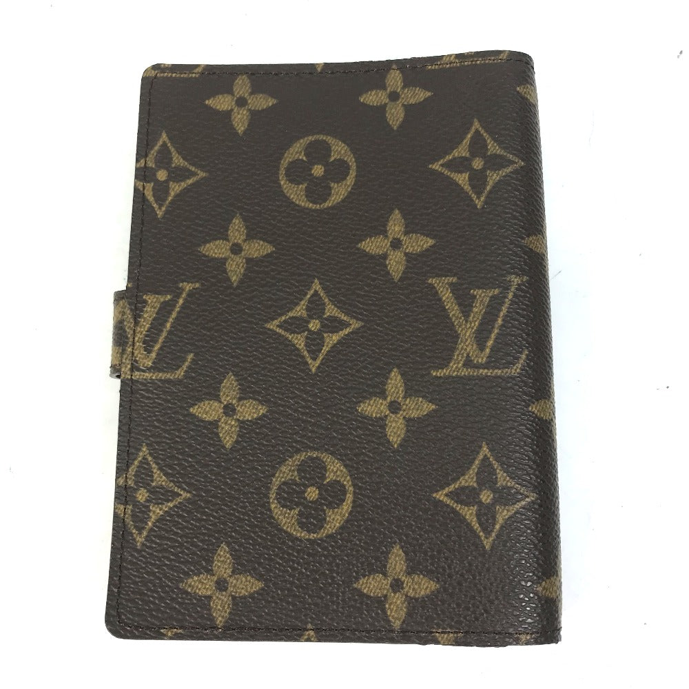 LOUIS VUITTON Notebook cover R20005 Monogram canvas Brown Monogram Agenda PM Women Used Authentic