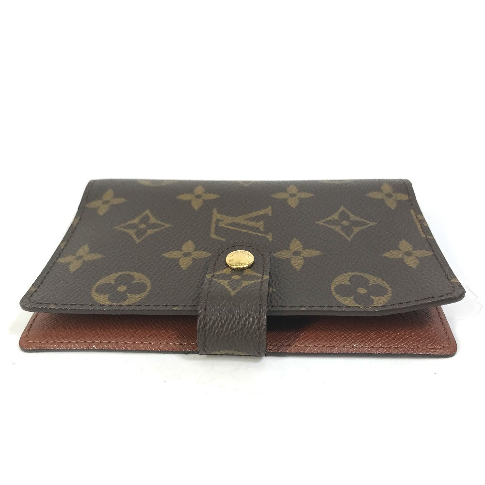 LOUIS VUITTON Notebook cover R20005 Monogram canvas Brown Monogram Agenda PM Women Used Authentic