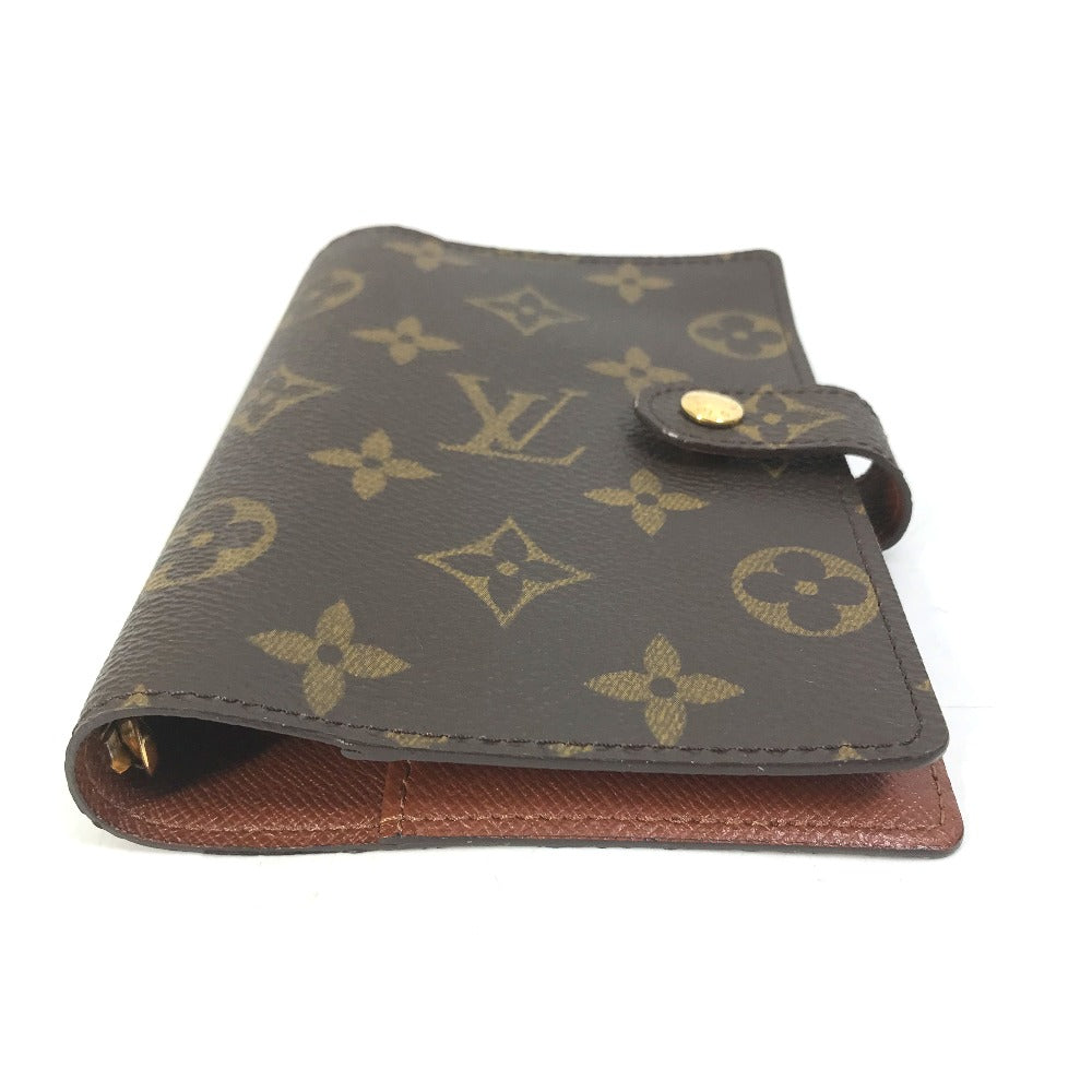 LOUIS VUITTON Notebook cover R20005 Monogram canvas Brown Monogram Agenda PM Women Used Authentic