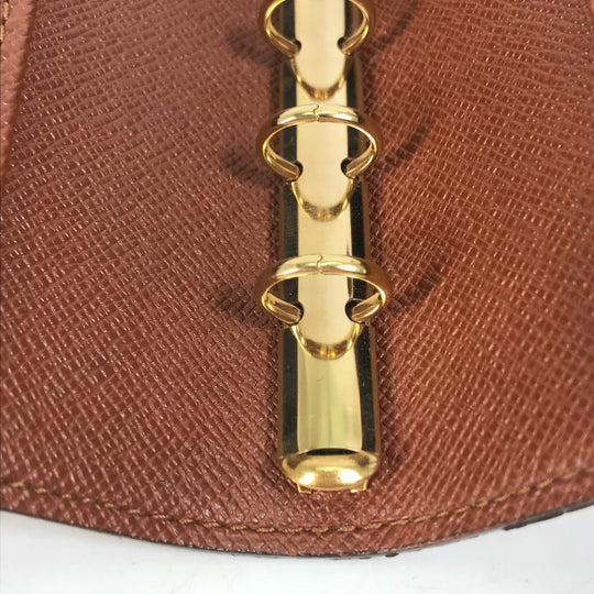 LOUIS VUITTON Notebook cover R20005 Monogram canvas Brown Monogram Agenda PM Women Used Authentic