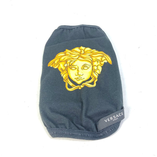 VERSACE Other fashion goods Cotton, Elastane black Clothes Apparel Dogs Crystal Medusa Small Pet T-Shirt mens(Unisex) S Used Authentic