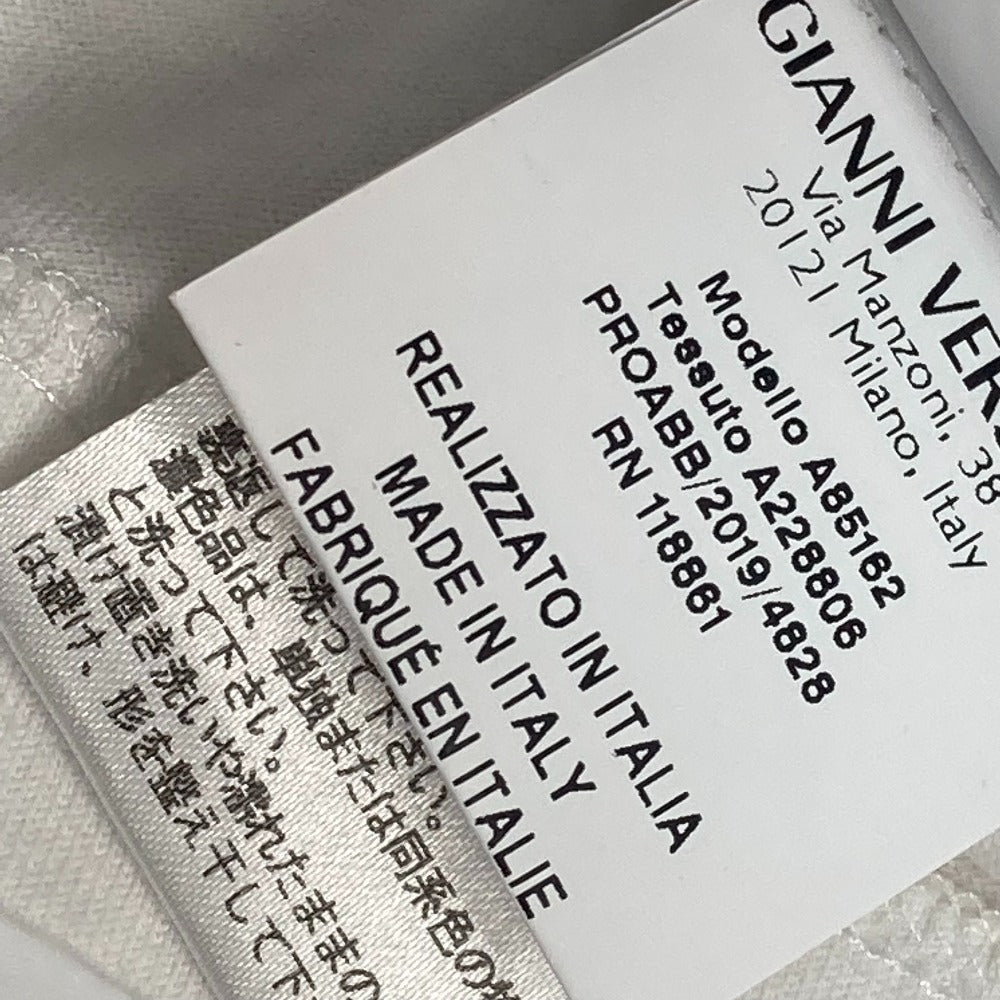 VERSACE Short sleeve T-shirt cotton white logo M