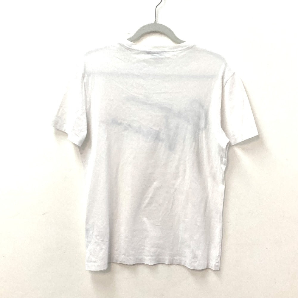 VERSACE Short sleeve T-shirt cotton white logo M