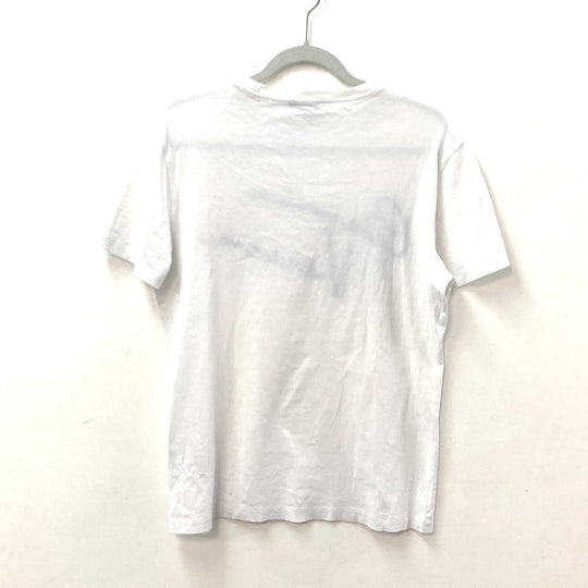 VERSACE Short sleeve T-shirt cotton white logo M