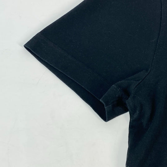 VERSACE Short sleeve T-shirt cotton black Tops Apparel Medusa mens S Used Authentic