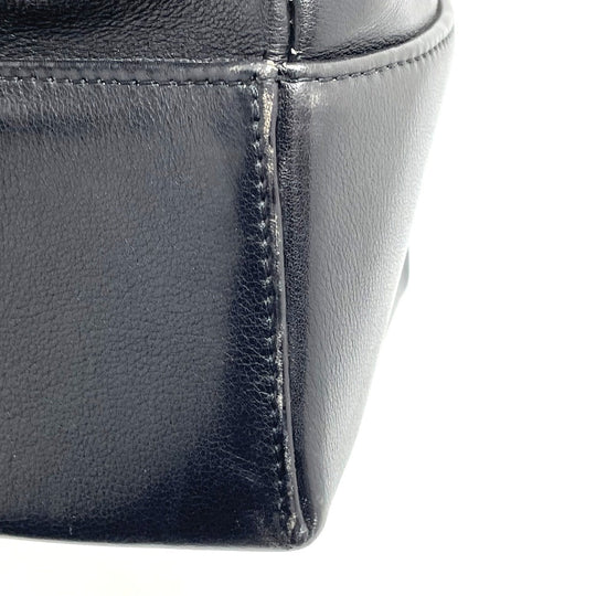 Gianni Versace Handbag leather black Shoulder Medusa Women(Unisex) Used Authentic