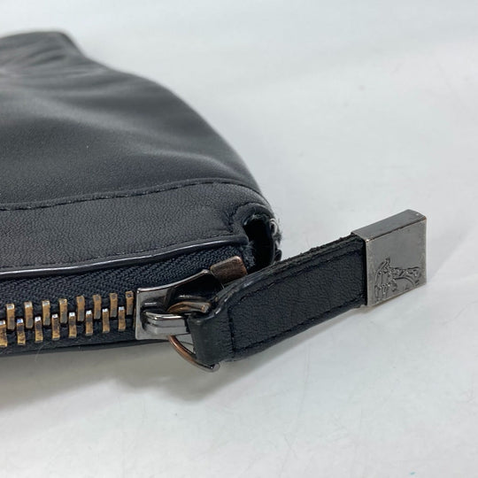 VERSACE Shoulder Bag leather black Crossbody Medusa mens Used Authentic