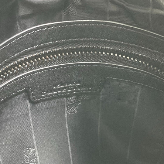 VERSACE Shoulder Bag leather black Crossbody Medusa mens Used Authentic