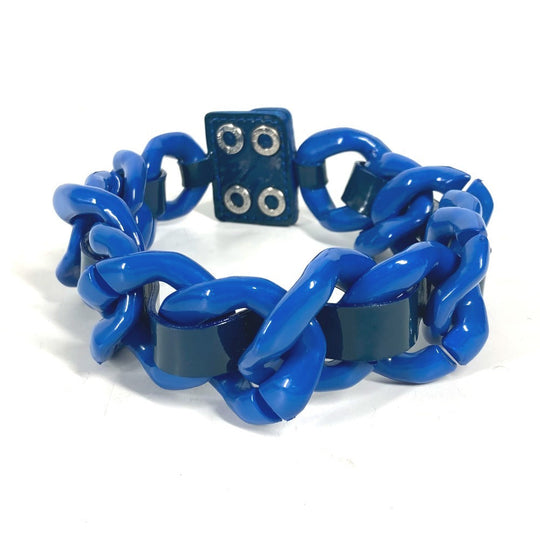 Versus Necklace plastic blue VERSACE ChainNecklace unisex(Unisex) Used Authentic