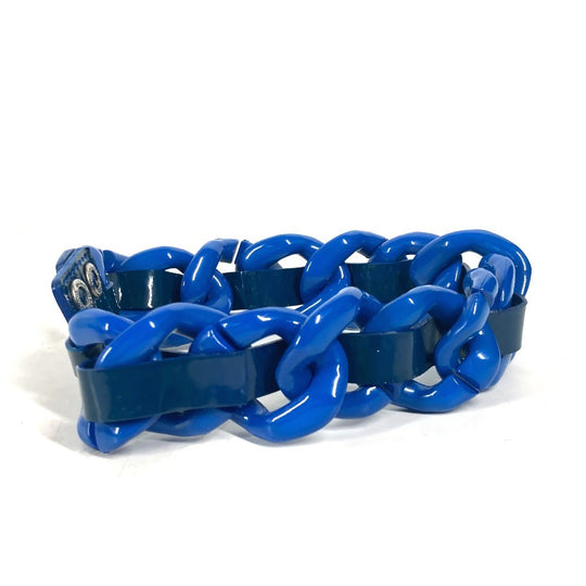 Versus Necklace plastic blue VERSACE ChainNecklace unisex(Unisex) Used Authentic
