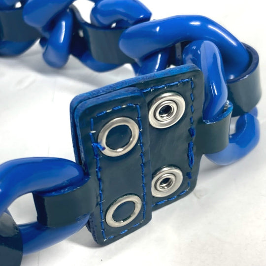 Versus Necklace plastic blue VERSACE ChainNecklace unisex(Unisex) Used Authentic