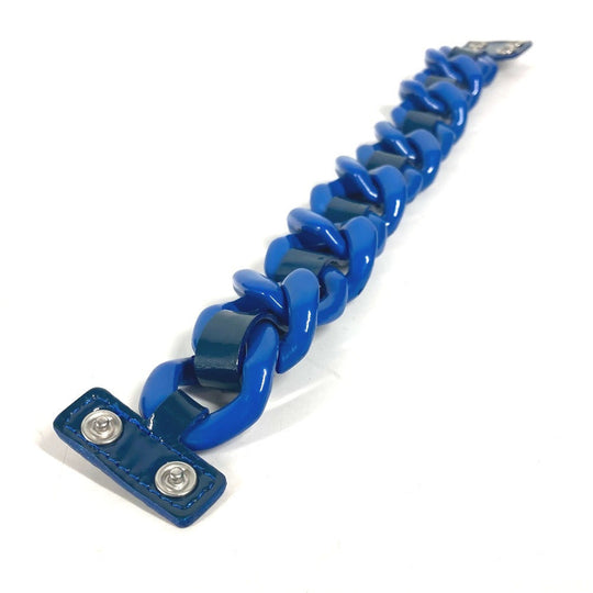 Versus Necklace plastic blue VERSACE ChainNecklace unisex(Unisex) Used Authentic
