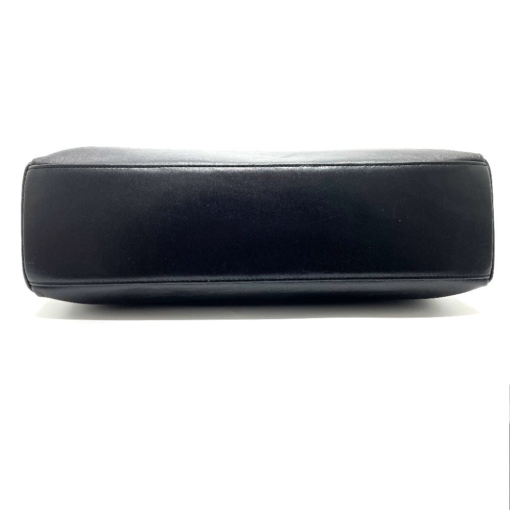 Gianni Versace Shoulder Bag leather black Sunburst Shoulder