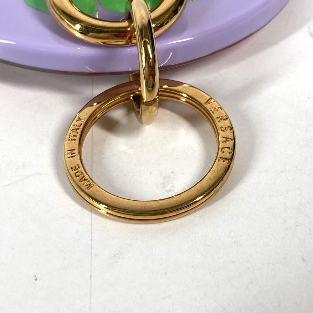 VERSACE key ring plastic purple Medusa logo unisex(Unisex) Used Authentic