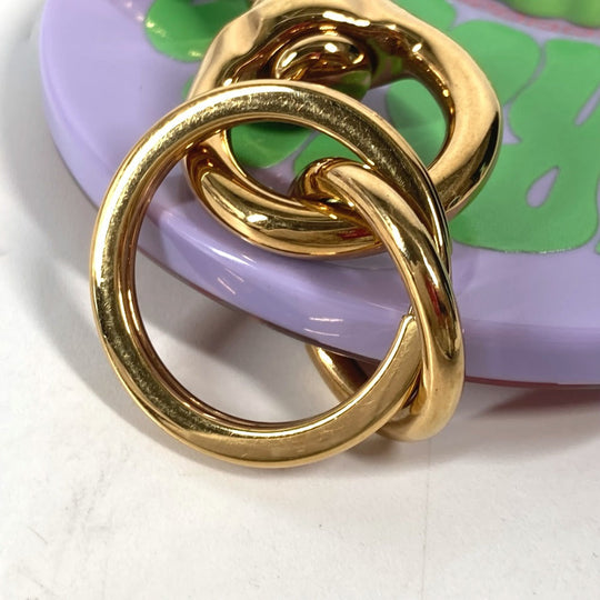 VERSACE key ring plastic purple Medusa logo unisex(Unisex) Used Authentic