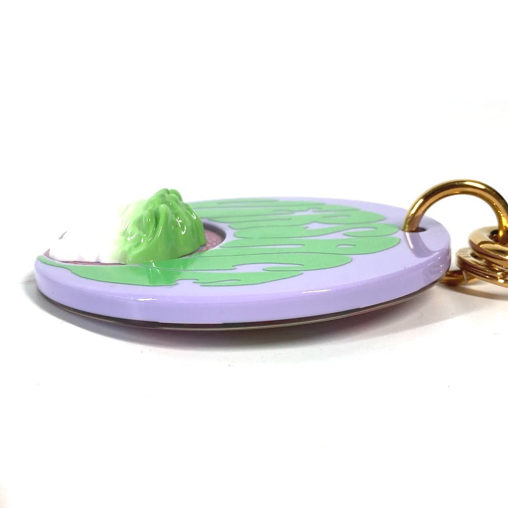 VERSACE key ring plastic purple Medusa logo unisex(Unisex) Used Authentic