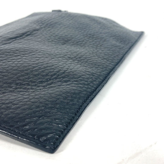 VERSACE Clutch bag leather black Medusa unisex(Unisex) Used Authentic