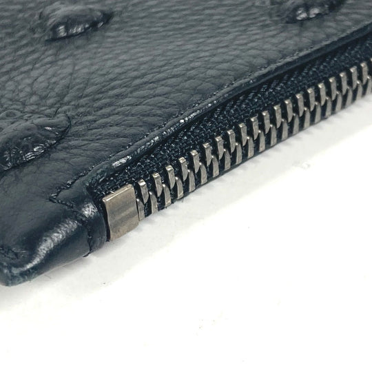 VERSACE Clutch bag leather black Medusa unisex(Unisex) Used Authentic
