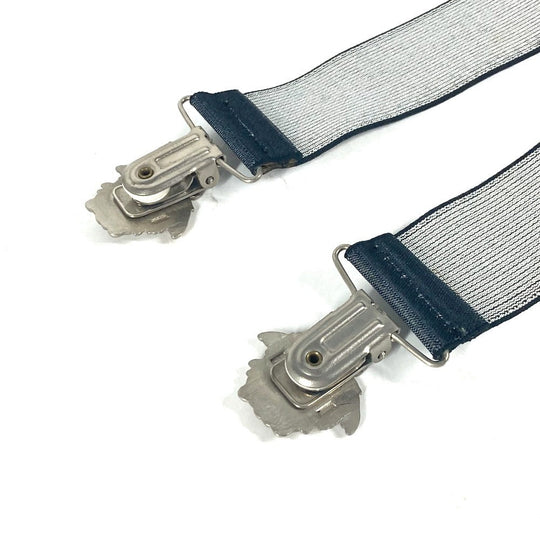 VERSACE suspenders Rubber black Medusa logo unisex(Unisex) Used Authentic