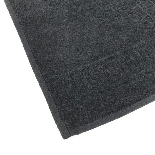 VERSACE towel cotton black Medusa mens Used Authentic