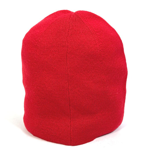 VERSACE Knit hat wool Red beanie knit cap hat Beanie unisex(Unisex) Used Authentic