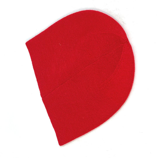 VERSACE Knit hat wool Red beanie knit cap hat Beanie unisex(Unisex) Used Authentic