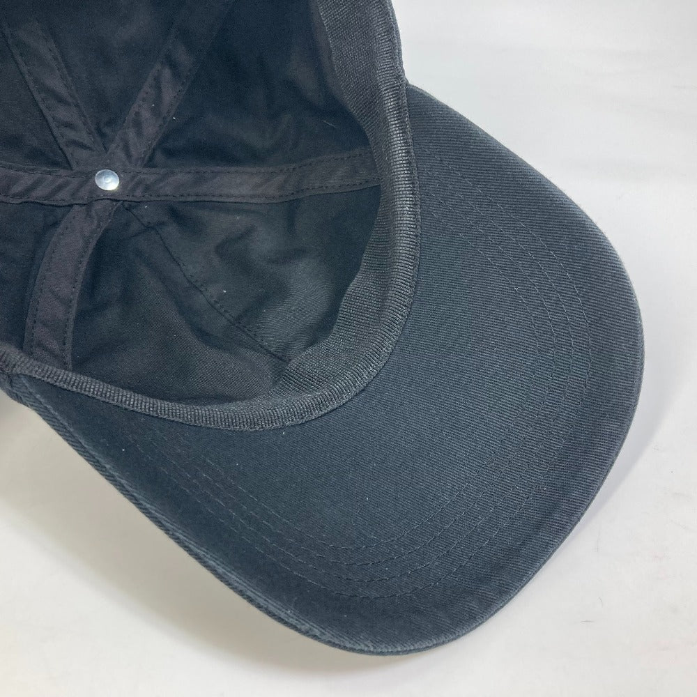 VERSACE cap cotton black Rainbow Logo embroidery mens 58 Used Authentic