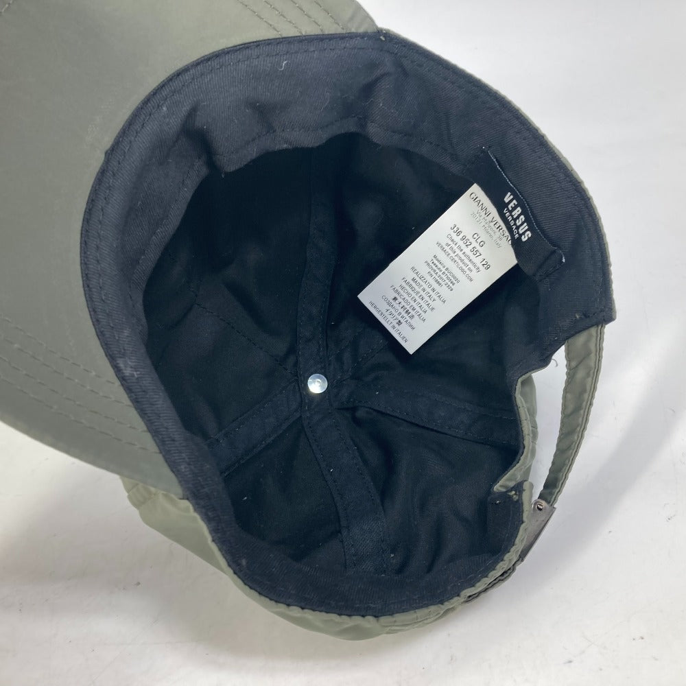 Versus cap polyester khaki logo mens Used Authentic