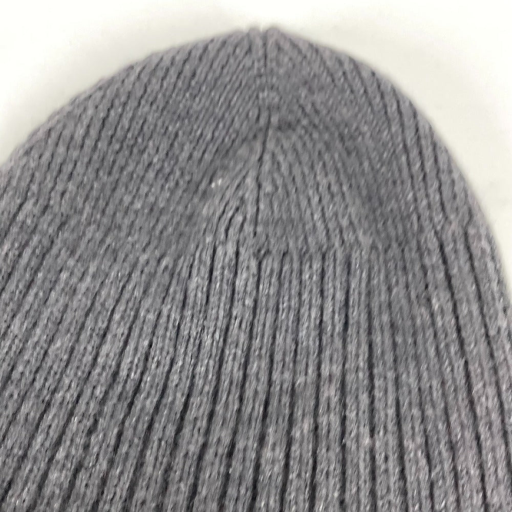 VERSACE Knit hat wool gray beanie hat knit hat knit cap Medusa Women Used Authentic