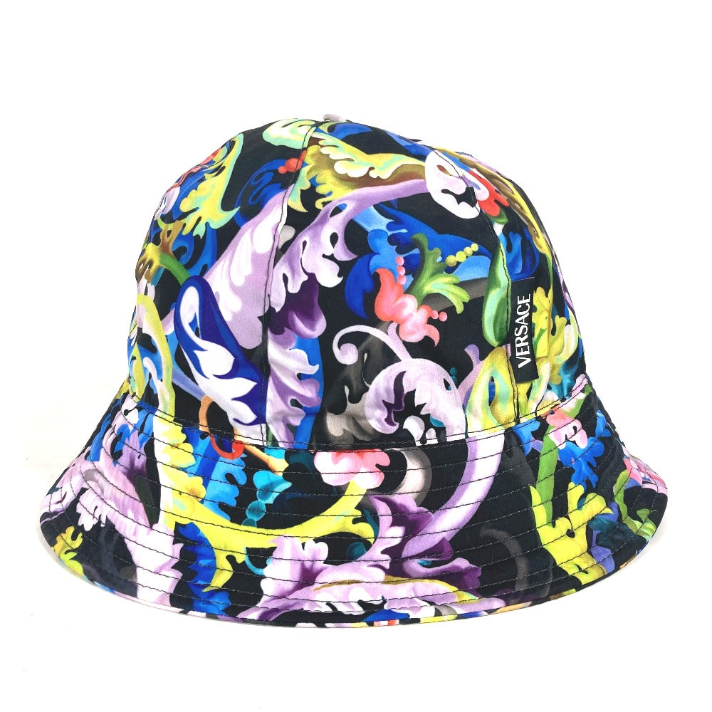 VERSACE hat polyester multicolor Overall handle Women 59 Used Authentic
