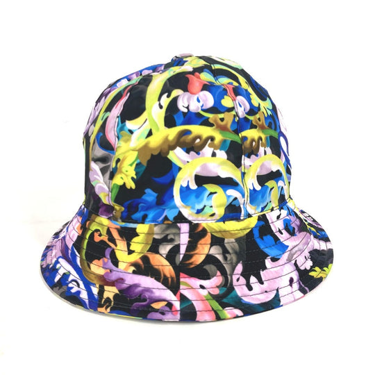 VERSACE hat polyester multicolor Overall handle Women 59 Used Authentic