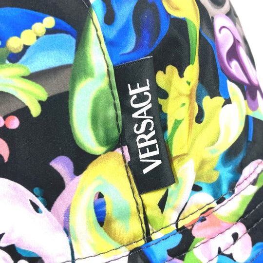 VERSACE hat polyester multicolor Overall handle Women 59 Used Authentic