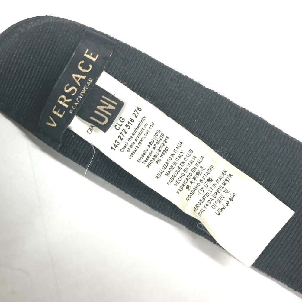 VERSACE Sun visor , Chloride Plastics yellow Medusa logo Women Used Authentic